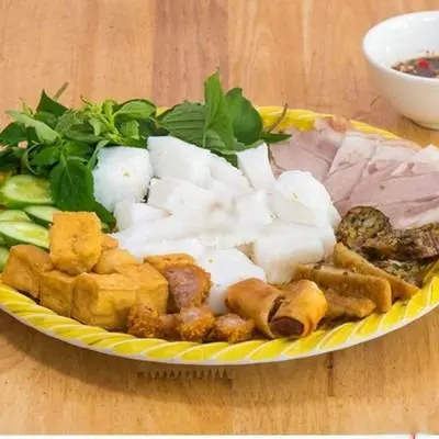 Hình ảnh Bún đậu thịt chả cua - nem chua
