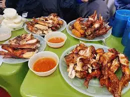 Hình ảnh Gà muối ớt cay tô - 6 chân gà cháy tỏi - đồ phụ