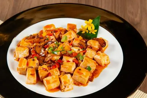 Hình ảnh Đậu hũ Tứ Xuyên bồ đề - bo de mapo tofu - ve12