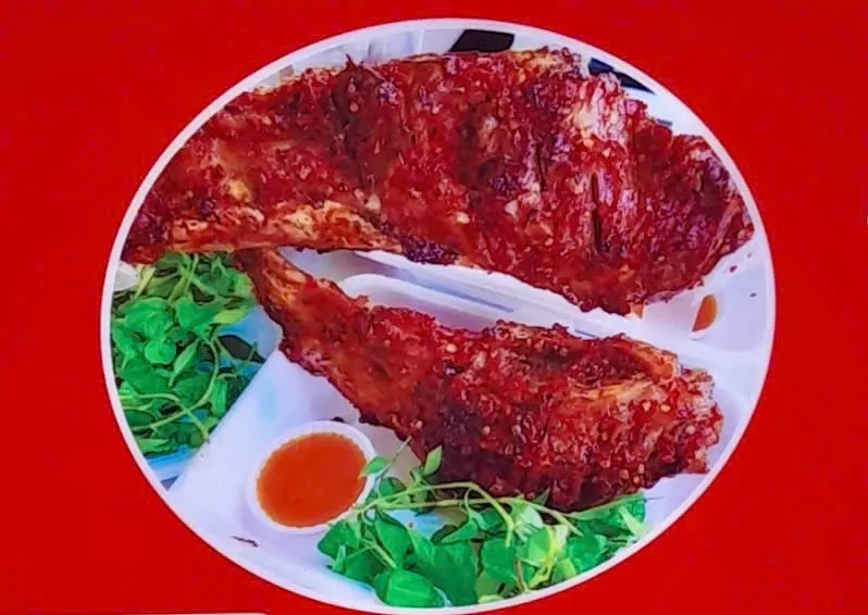 Hình ảnh Má heo nướng lu má trên - má mắt