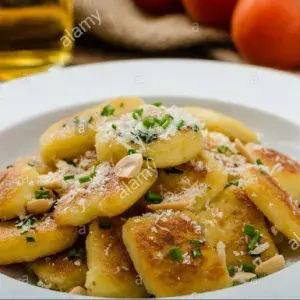 Hình ảnh Handmade potato gnocchi with parmesan cheese