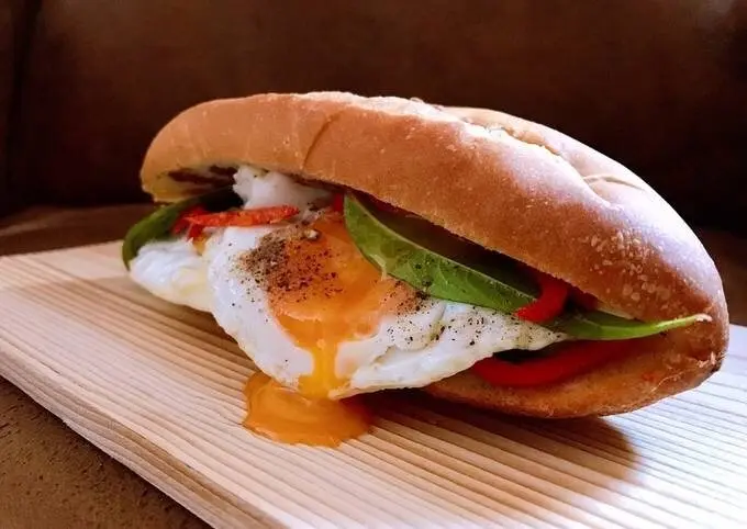 Hình ảnh Bánh mì ốp la