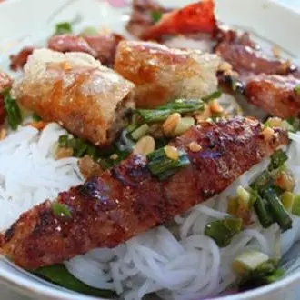 Hình ảnh Bún nem nướng chả ram