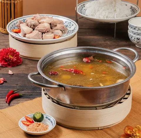 Hình ảnh Lẩu vịt trường thọ to