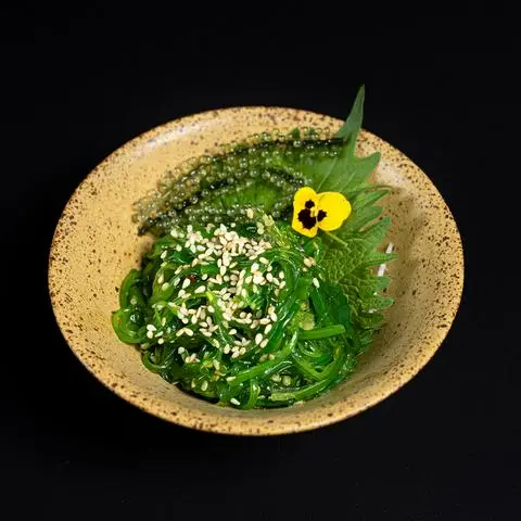 Hình ảnh Rong biển tươi sốt mè - fresh seaweed with sesame sauce - ot01