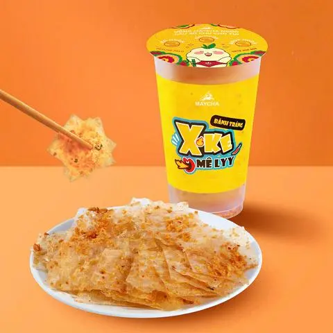Hình ảnh Bánh Tráng Muối Tỏi X-Ke