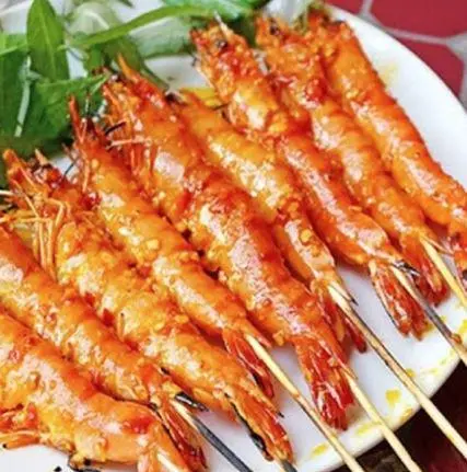 Hình ảnh Tôm nướng sa tế