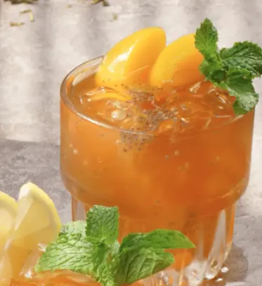 Hình ảnh Trà đào hạt chia