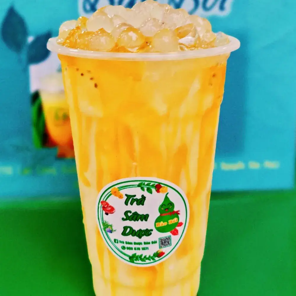 Hình ảnh Yogurt trân châu lắc chanh dây