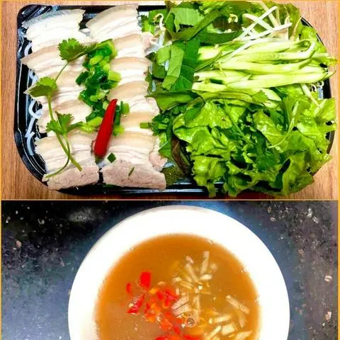 Hình ảnh Bún Mắm Nêm Thịt Luộc