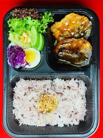 Hình ảnh Cơm cá saba Nauy nướng sốt Teriyaki