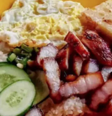 Hình ảnh Cơm ba rọi - Chả
