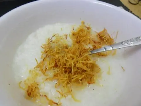 Hình ảnh Cháo trắng chà bông