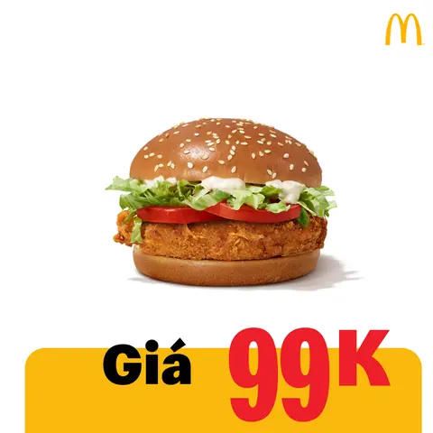 Hình ảnh Burger gà cay