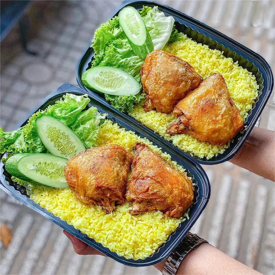 Hình ảnh Cơm gà xối mỡ