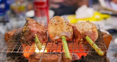 Hình ảnh Bò tơ Củ Chi nướng lụi