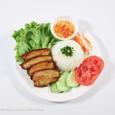 Hình ảnh Cơm ba rọi nướng
