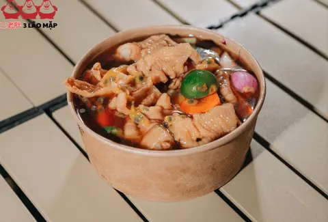 Hình ảnh 鸡爪无骨一斤-Chân gà rút xương chanh dây mỹ nữ phần 500g
