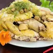 Hình ảnh Gà hấp rau răm nửa con