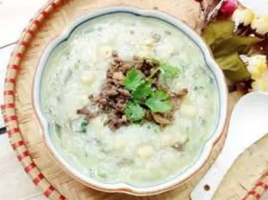 Hình ảnh Cháo tim gà nấm đông cô