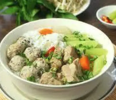 Hình ảnh Bún thịt mọc