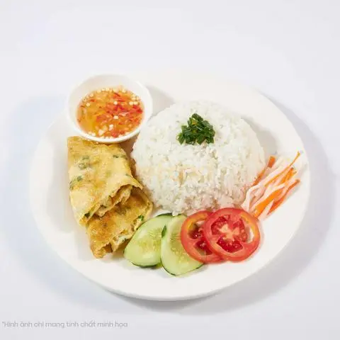 Hình ảnh Cơm trứng đánh chiên hành