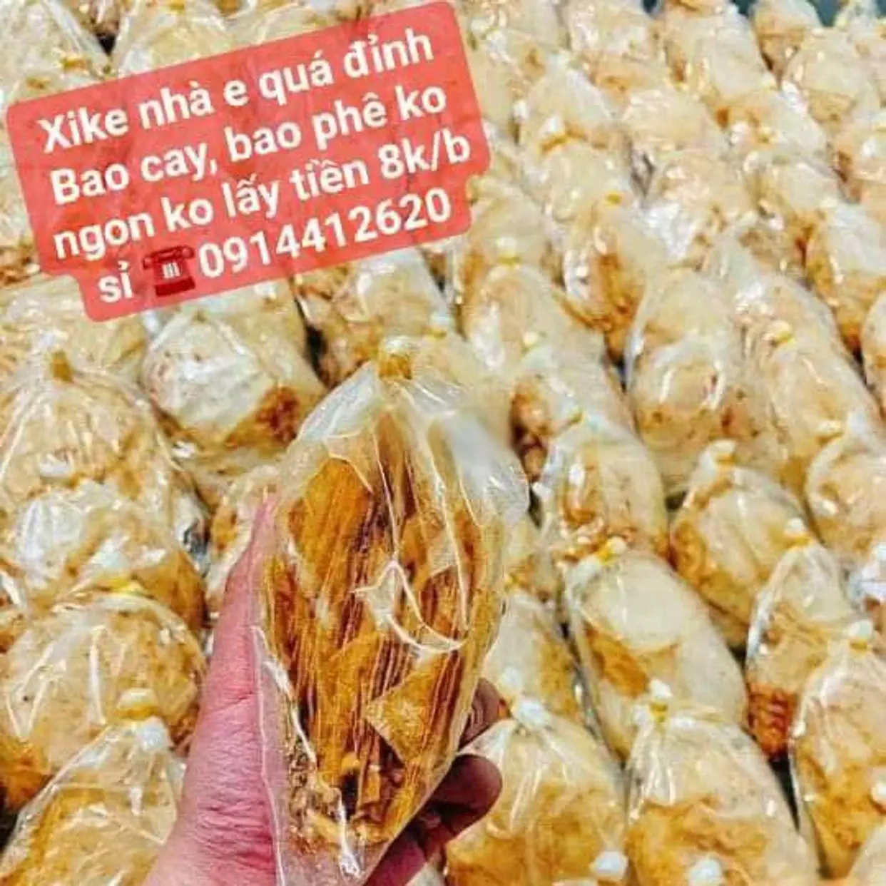 Hình ảnh Bánh tráng xike
