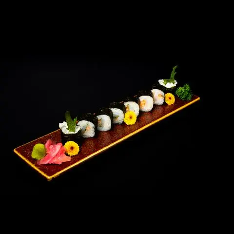 Hình ảnh Cơm cuộn trứng chiên ngọt - squid hosomaki with mentaiko mayonnaise - ho09