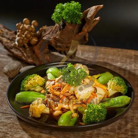 Hình ảnh Rau Củ Xào Nấm