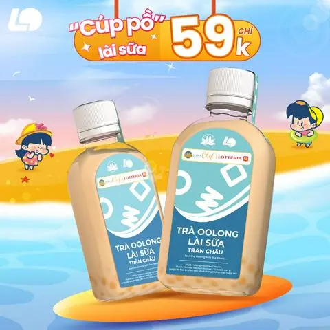 Hình ảnh 2 chai trà sữa