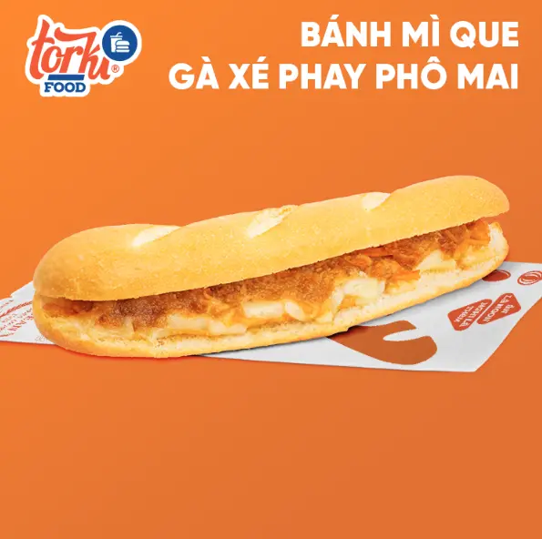 Hình ảnh Bánh Mì Que Gà Xé Phô Mai