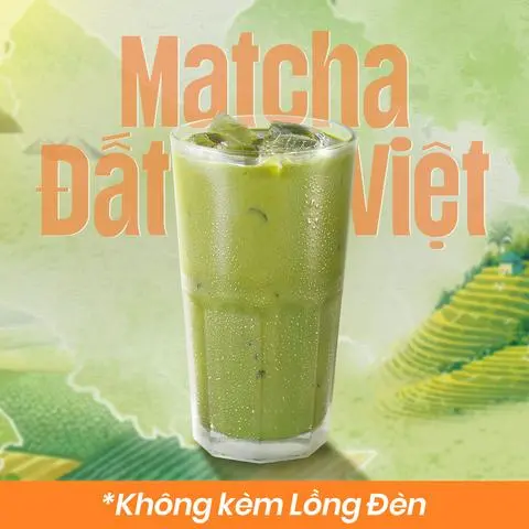 Hình ảnh Matcha latte Tây Bắc sữa yến mạch