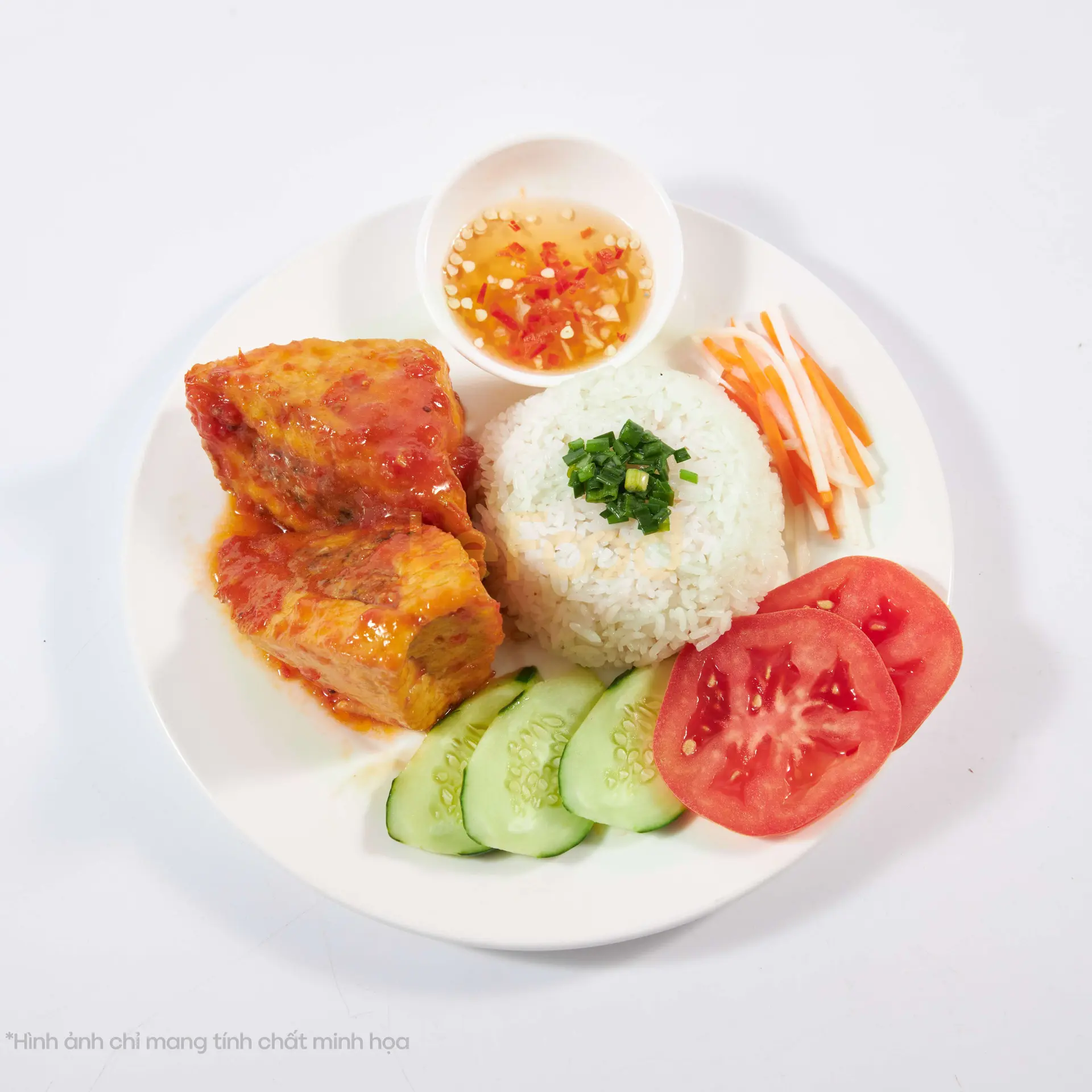 Hình ảnh Cơm đậu hủ dồn thịt