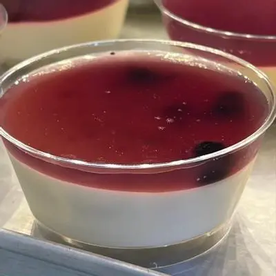 Hình ảnh Panna cotta việt quất