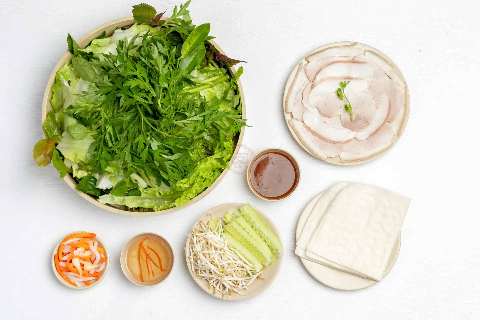 Hình ảnh Bánh Tráng Thịt Đùi - 2 Người