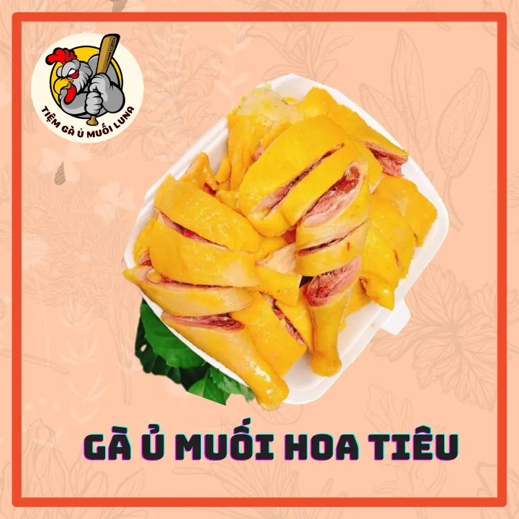 Hình ảnh Nửa con gà ủ muối + Muối Quất Chua Cay