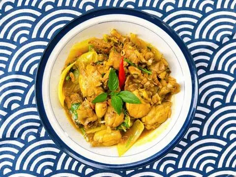 Hình ảnh Cơm ếch xào cà ri
