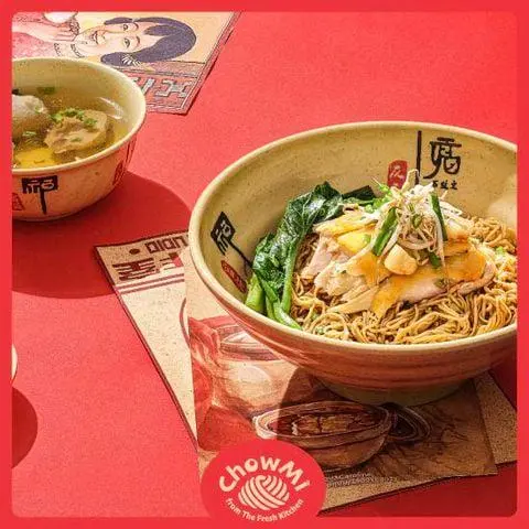 Hình ảnh C15 Mì tươi đùi gà bò viên