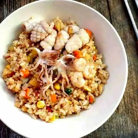 Hình ảnh Cơm chiên râu bạch tuộc