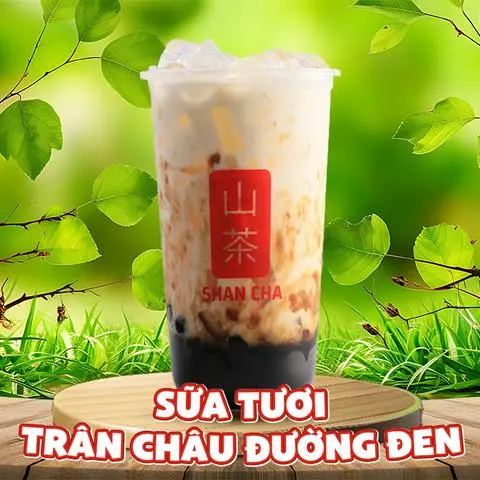 Hình ảnh Sữa tươi trân châu đường đen