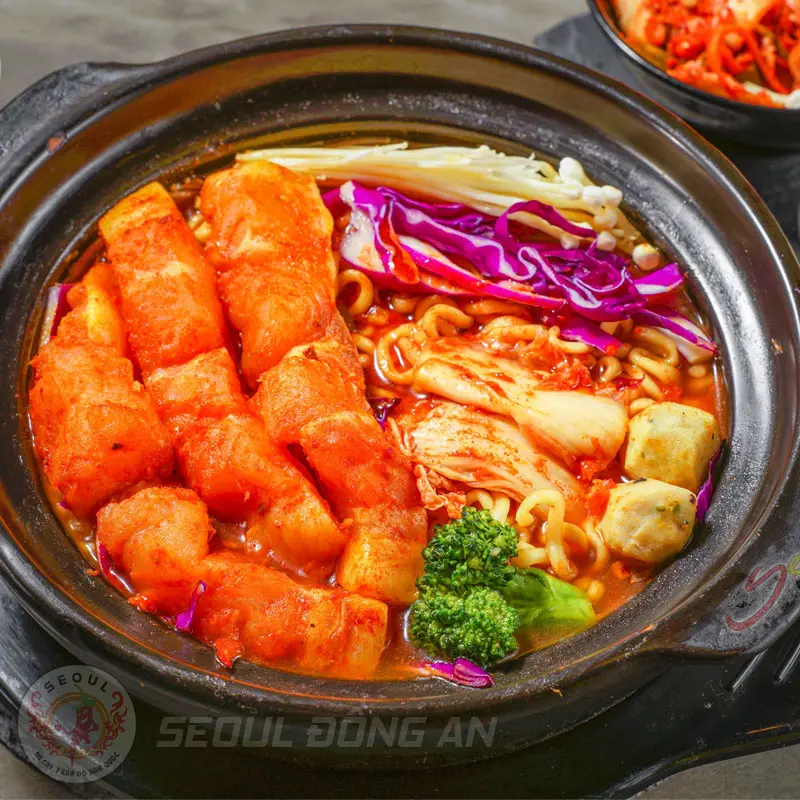Hình ảnh Mì kim chi cá
