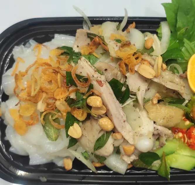 Hình ảnh Bánh ướt gà xé + 01 Pepsi