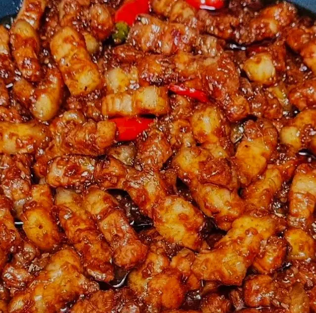 Hình ảnh Cơm thịt xào mắm ruốc