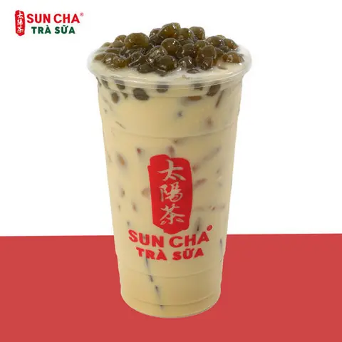 Hình ảnh Trà ô long sữa trân châu 500ml