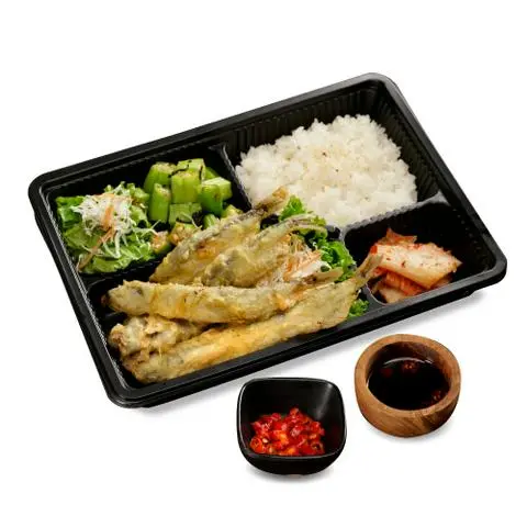 Hình ảnh Bento cá trứng chiên tempura