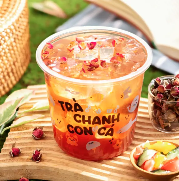 Hình ảnh Trà Chanh Hoa Hồng