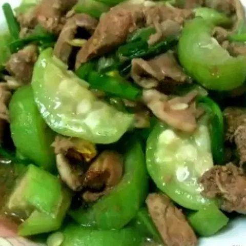 Hình ảnh Mướp xào bò