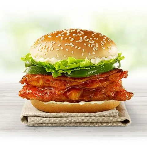 Hình ảnh Burger gà quay flava