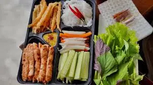 Hình ảnh Combo 2 nem nướng - 2 nước trà chanh