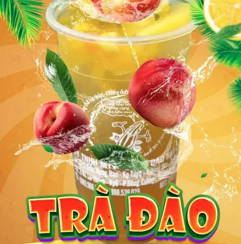 Hình ảnh Trà đào hạt chia